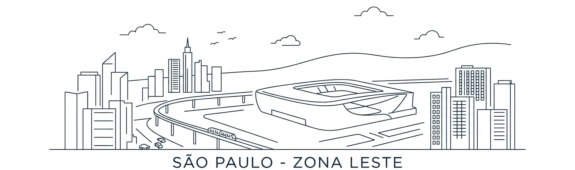 skyline da zona leste de são paulo