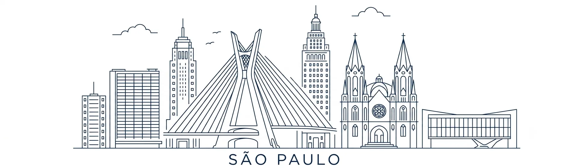 Skyline da cidade de São Paulo