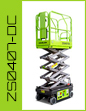 Folder da Plataforma elevatória tesoura zoomlion zs0407dc