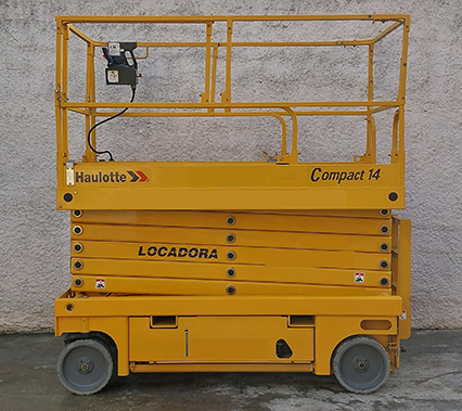 PLATAFORMA TESOURA HAULOTTE COMPACT 14  a venda